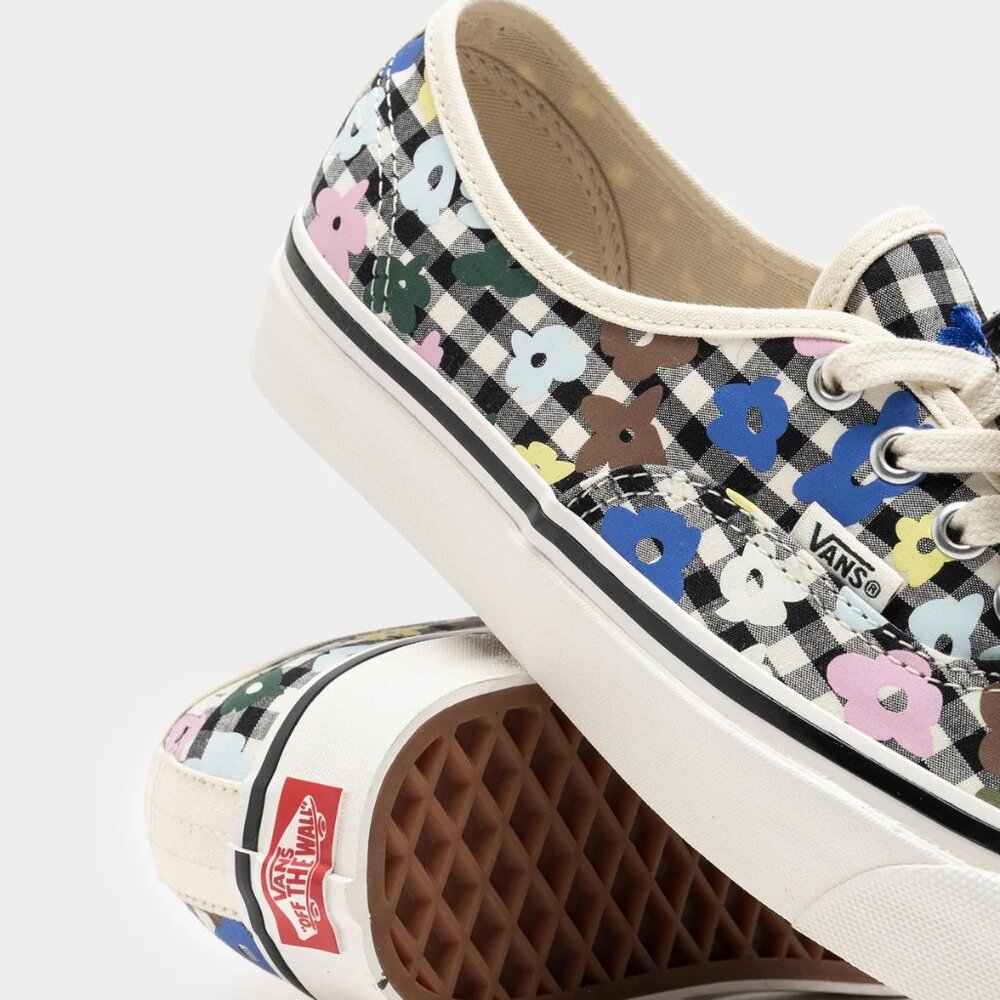 VANS X SANDY LIANG Sneakers Skate Shoe Ginghan Floral Woman 6.5 Men 5